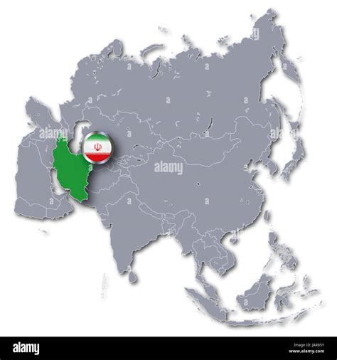 Map of iran Cut Out Stock Images & Pictures - Alamy