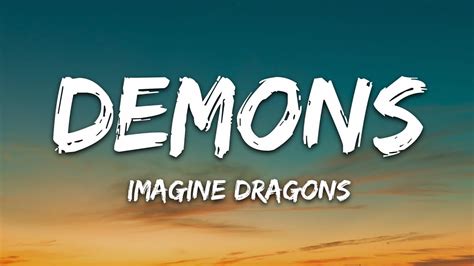 Imagine Dragons - Demons (2012 / 1 HOUR * LYRICS * LOOP) - YouTube Music