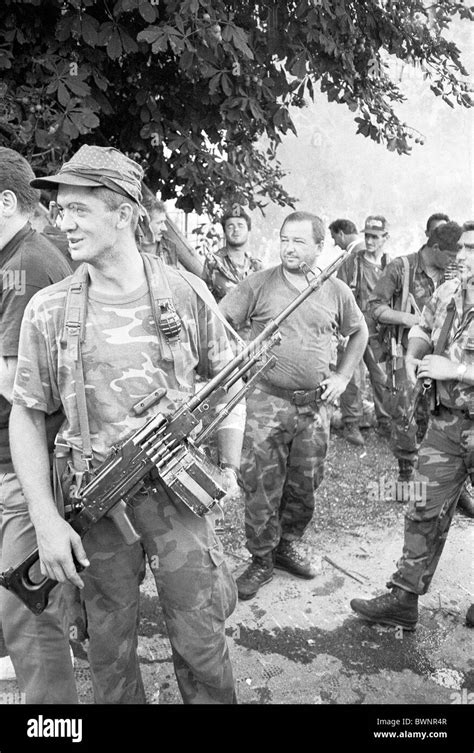 War in Croatia - Croatian army forces in operation Storm Oluja August 1995 Stock Photo - Alamy