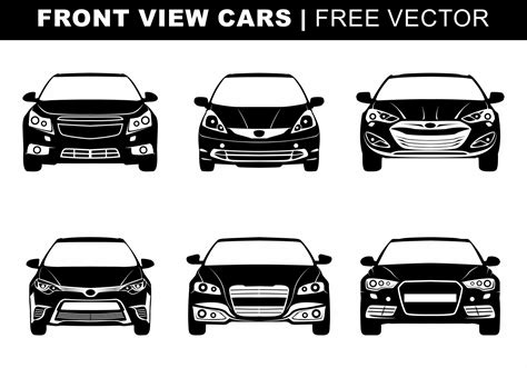 Front View Cars Vector 140691 Vector Art at Vecteezy