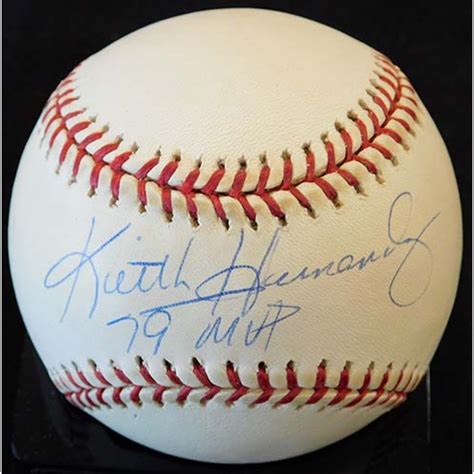 Keith Hernandez 79 MVP Signed National League Baseball TriStar Authentic