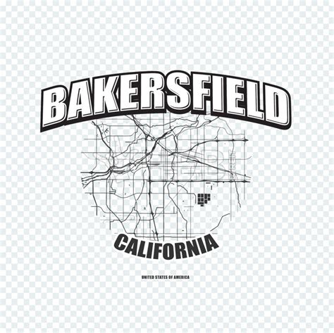 Bakersfield, California, logo artwork | HEBSTREITS Sketches | Vintage ...