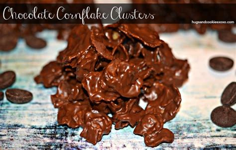 Chocolate Cornflake Candy Crisps - Hugs and Cookies XOXO