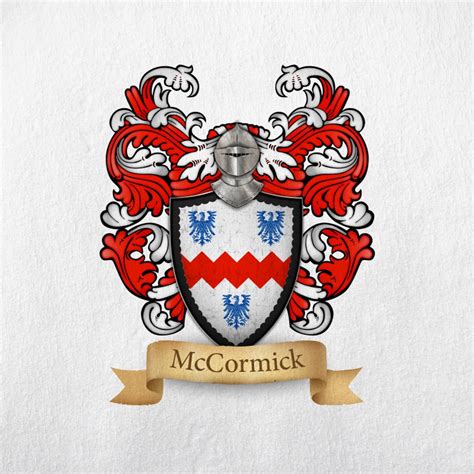 Mccormick Family Crest Print - Etsy