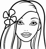 Barbie Makeup Coloring Pages  Saubhaya sketch template