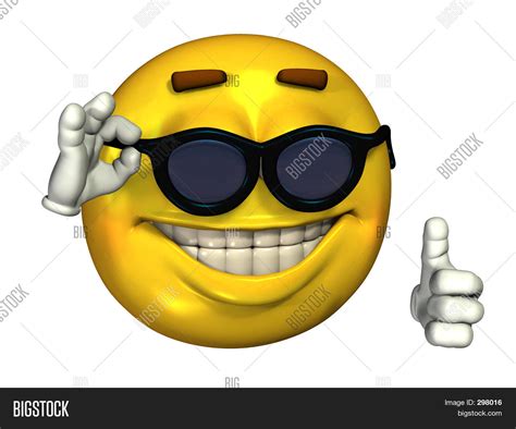 Sunglasses Emoticon Image & Photo (Free Trial) | Bigstock