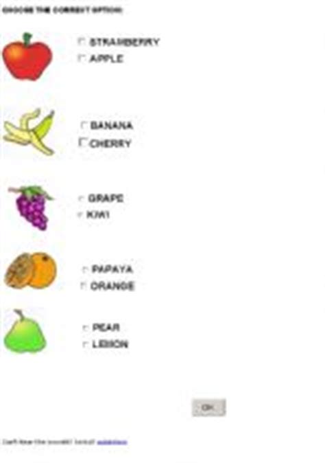 fruits exercises