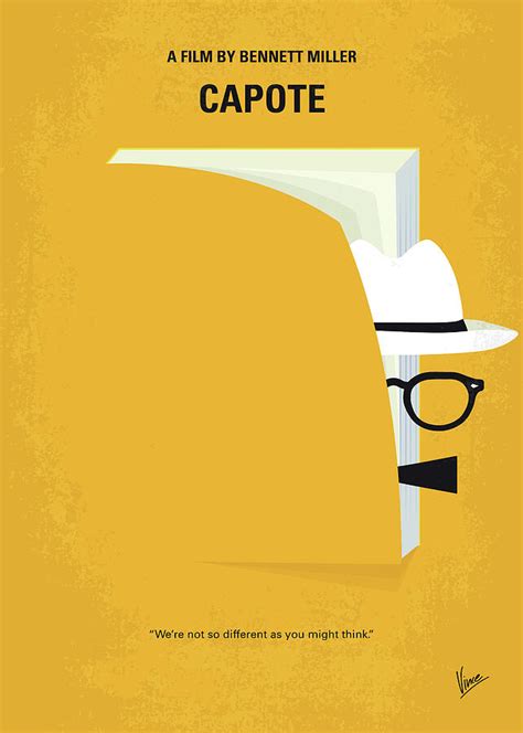 No671 My Capote minimal movie poster Digital Art by Chungkong Art - Pixels