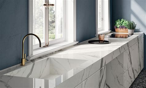 Statuario in 2020 | Porcelain countertops, Countertops, Kitchen design