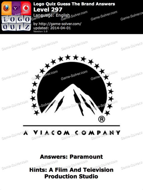 Logo Quiz A Film And Television Production Studio • Game Solver