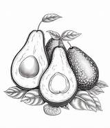 Free Printable Fruits Coloring Pages List sketch template
