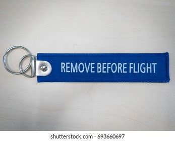 Keychain Remove Before Flight Stock Photo (Edit Now) 693660697