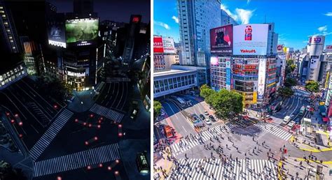 The locations of Jujutsu Kaisen's Shibuya arc: The layout of Shibuya ...