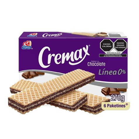 Galletas Gamesa Cremax relleno sabor chocolate sin azúcar 276 g | Walmart