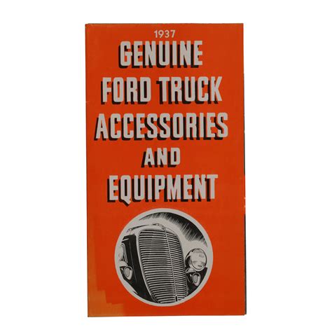 Accessories Brochure • 1937 Ford Pickup