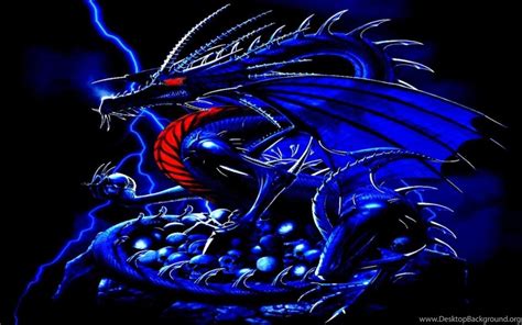 Blue Fire Dragon HD Wallpapers - Top Free Blue Fire Dragon HD Backgrounds - WallpaperAccess