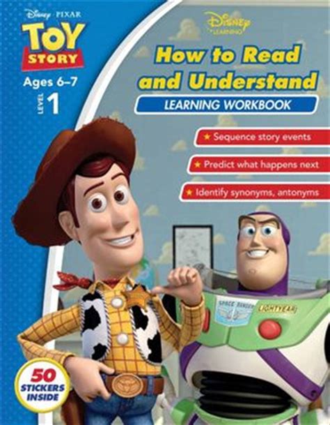 Buy Disney Toy Story: How to Read and Understand Learning Workbook Level 1 by Scholastic ...