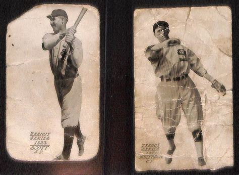 Lot Detail - Lot of (15) 1923-1924 Zeenut Pacific Coast League Baseball ...