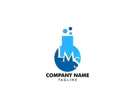 Letter Lms Lab Logo Template Design Vector Logotype Illustration Tech ...