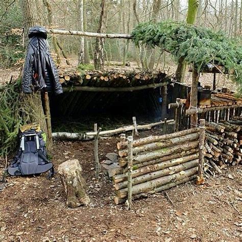 Pin by Den on Survival | Bushcraft shelter, Camping survival, Shelters in the woods