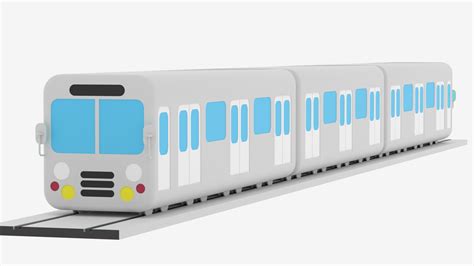 ArtStation - Cartoon Metro Subway Train | Resources