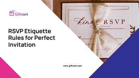 Master RSVP Etiquette Rules for Perfect Invitations