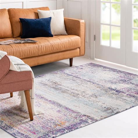 Rugs.Com Malibu Collection Area Rug ‚Äì 9' x 12' Multi Low-Pile Rug Perfect For Living Rooms ...