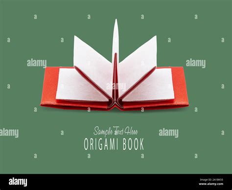 Origami paper book Stock Photo - Alamy