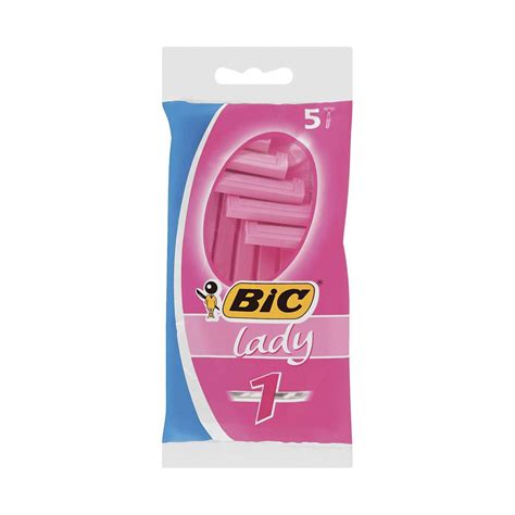 BIC 1 Lady Single Blade Disposable Razors 5 Pack - Med365