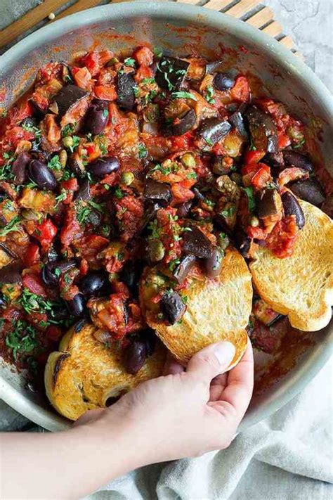 Eggplant Caponata Recipe • Unicorns in the Kitchen