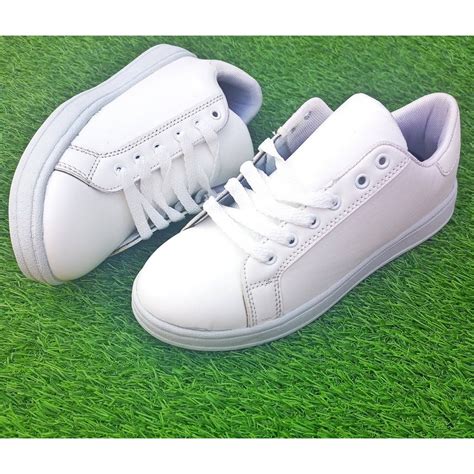 Nvogue Plain White Shoes All White Sneakers Full White Shoes Branded ...