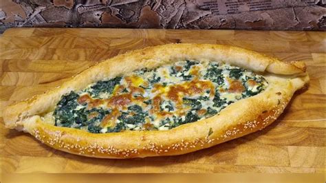 Best and Easiest Spinach pide for beginners!! - YouTube