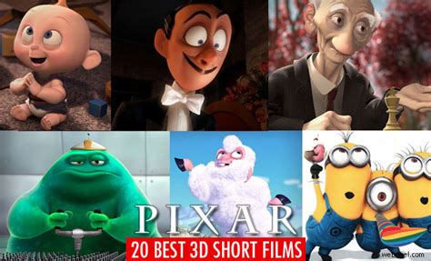 20 Award Winning 3D Pixar Short Films for your inspiration