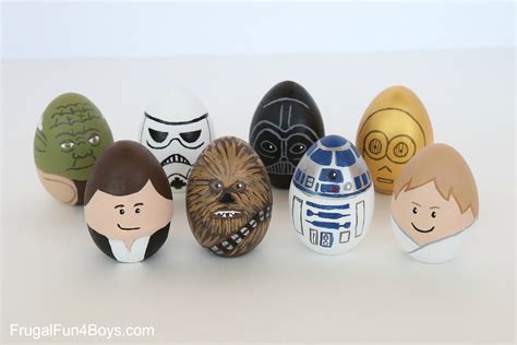 How to Paint Star Wars Easter Eggs - Frugal Fun For Boys and Girls