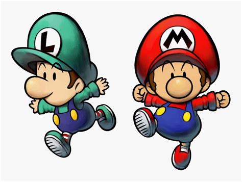 Mario And Luigi Png Pic - Baby Mario And Baby Luigi Partners In Time, Transparent Png - kindpng