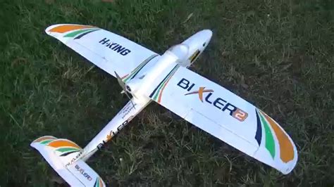 Bixler 2 Full length Aileron Test flight - YouTube