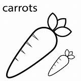 Premium Vector  Coloring pages carrots sketch template