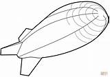 Airship Coloring Page  Free Printable Coloring Pages sketch template
