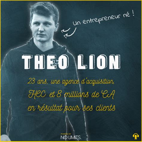 #12 -Theo Lion : 23 ans une agence d'acquisition, HEC et 8 millions de ...