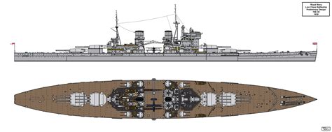 The various Lion class Battleship studies - All the World's Battlecruisers