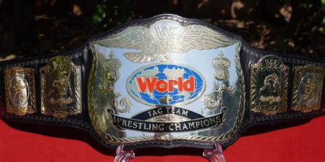 10 Best Looking Tag Team Championship Belt Designs Ever, Ranked