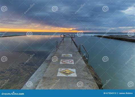 Austinmer Sunrise stock image. Image of wales, south - 67354313