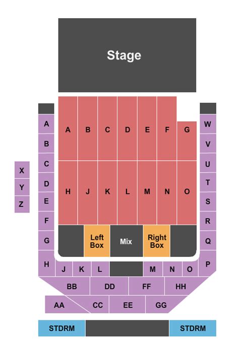 The Vogel at the Count Basie Center for the Arts Seating Chart | The Vogel at the Count Basie ...