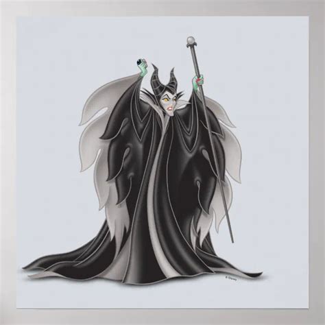 Maleficent | In An Angry Pose Poster | Zazzle