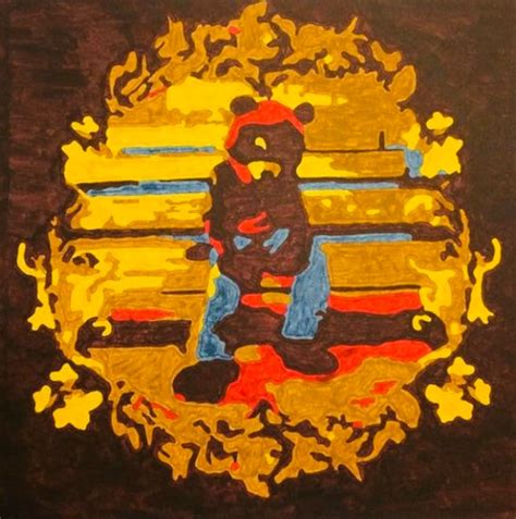 Kanye West Late Registration Album Cover Acrylic Painting - Etsy