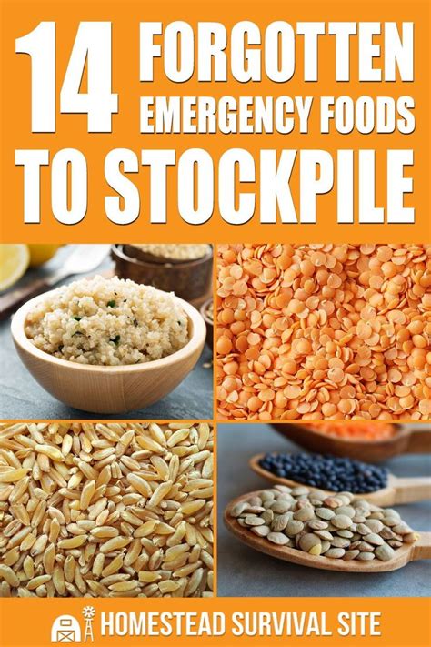 14 Forgotten Emergency Foods to Stockpile | Emergency food, Food, Emergency preparedness food