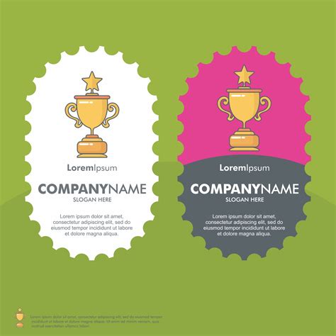 Trophy colourfull design vector. Stock Illustrations. eps 10 2767381 ...