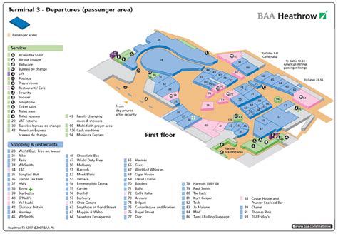 Heathrow Airport Terminal 2 Gate Map