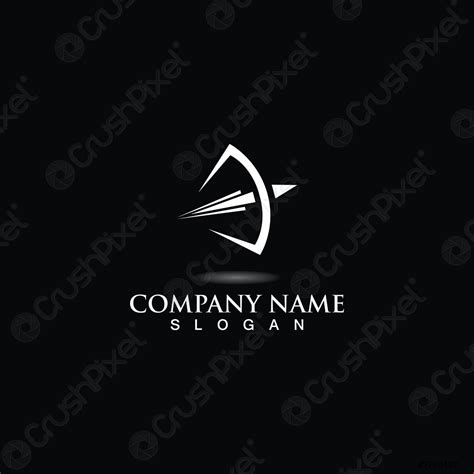 Bow and Arrow creative logo design, Archery concept symbol illustration - stock vector 2790457 ...