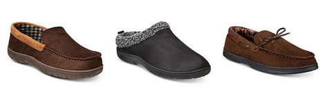 Macy's | Men's Winter Slippers $9.99 (Reg. $39)